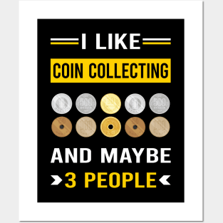 3 People Coin Collecting Collector Collect Coins Numismatics Posters and Art